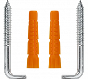 Набор для крепления водонагревателя MasterProf 10х100 (2 шт) - фото