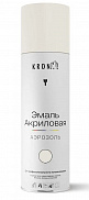 Эмаль аэрозольная Kronbuild белая глянцевая, 520мл - фото
