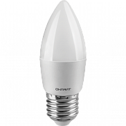 Лампа светодиодная LED, свеча (C37), 8 Вт, E27, 4000K нейтрал.   ОНЛАЙТ - фото