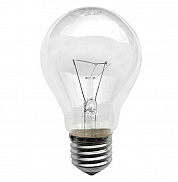 Лампа накаливания, груша (A50-A65), 75 Вт, E27 /Лисма - фото