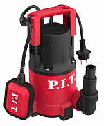 Насос дренажный PIT PSW400-C1 (400Вт, напор 7м, корпус удар. пластик, производ 133л/мин. чист.вода) - фото
