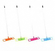 Швабра универсальная насадка из микрофибры черенок 120*2.2 см VETTA  - фото