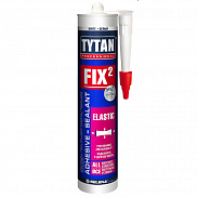 Клей-герметик Tytan Professional FIX² Elastic полимерный, белый, 290мл - фото