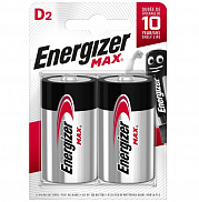 Батарейка ENERGIZER MAX LR20-2BL (упаковка 2шт) - фото