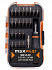 Набор бит MAXPILER MXTP-28-SET для точной механики + держатель, 28пр.
