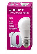 Лампа светодиодная LED 10вт Е27 белый матовый шар (61969 OLL-G45) - фото
