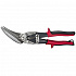 Ножницы по металлу WP рычажные OFFSET левые удлиненные Cr-Mo до 1,2мм (красные) С023-11-280