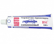 Герметик-прокладка автомобильный ВЕСТО BSI силиконовый термоустойчивый до +300°С белый 180гр - фото