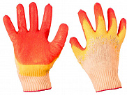 Перчатки Снабторг Х/Б, двойная латексная обливка - фото